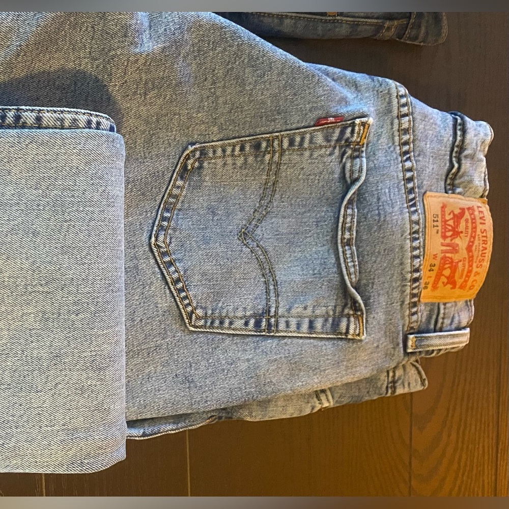 Levi's Classic Blue Denim Jeans